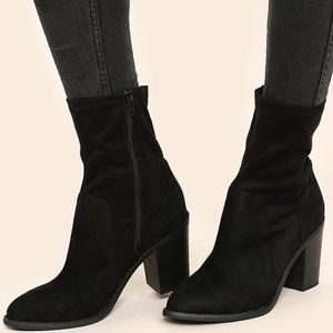 Women’s Black Sock Boots